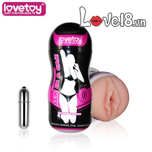 Cốc thủ dâm âm đạo giả Lovetoy có rung tự sướng làm tình