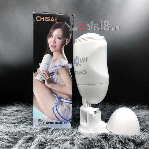 Cốc thủ dâm Happy 2 đầu rung gắn tường xoay 180 độ