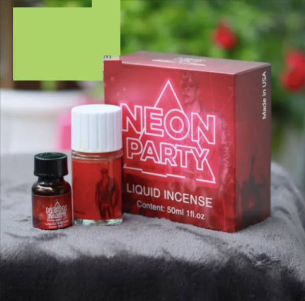 Combo popper dạ quang Neon Party Đỏ 50ml chính hãng Mỹ - Chai 40ml + 10ml