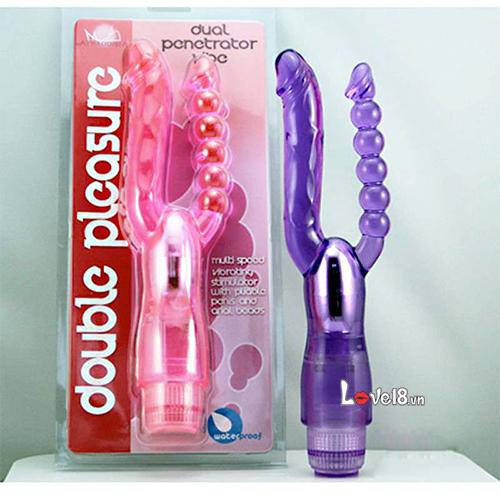 Dương vật rung 2 nhánh Double Pleasure