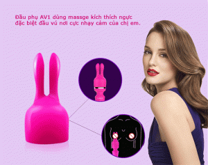 Đầu phụ chày rung Nalone mạnh mẽ kích thích cực đỉnh