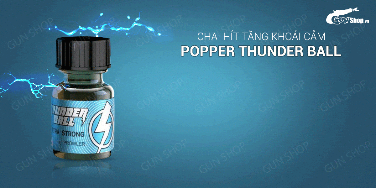 Thunder Ball 10ml Mỹ PWD chai hít kích thích tăng ham muốn