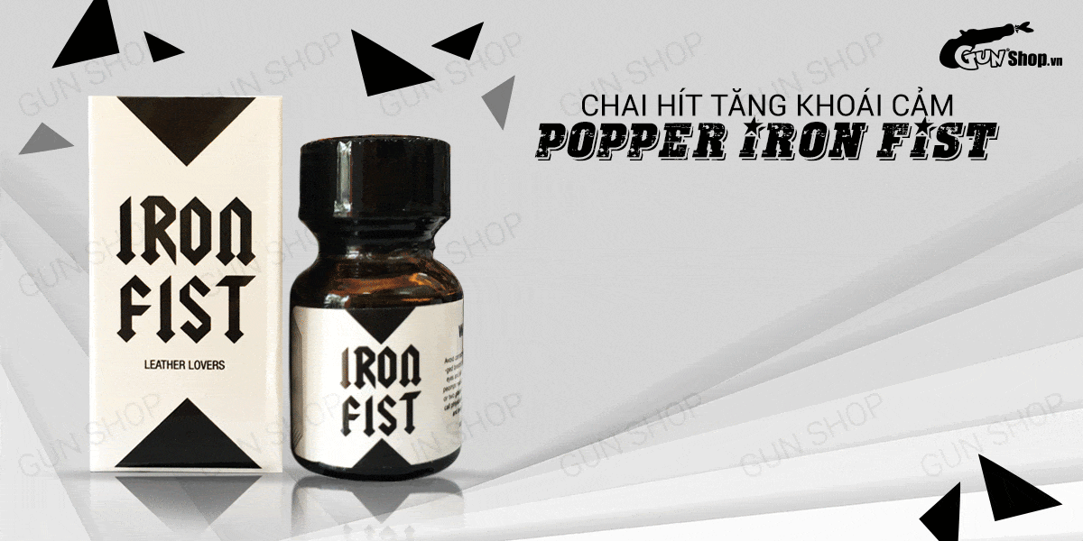 Chai hít kích dục Iron Fist 10ml Mỹ chính hãng PWD tăng khoái cảm
 Chai hít kích dục Iron Fist 10ml Mỹ chính hãng PWD tăng khoái cảm