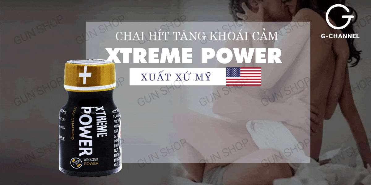 Chai hít kích dục Xtreme Power 10ml chính hãng Mỹ USA PWD Chai hít kích dục Xtreme Power 10ml chính hãng Mỹ USA PWD