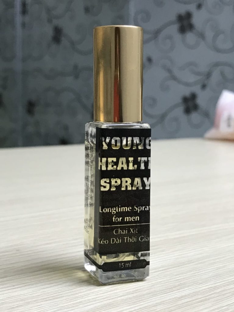 Chai Xịt Tăng Thời Gian Young Health Bạc Hỗ Trợ Nam Giới Mạnh Mẽ