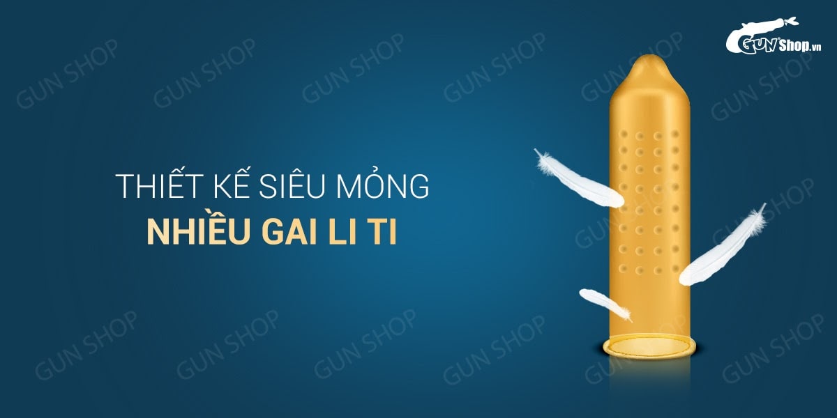 Bao cao su OLO 0.01 Đồng Hồ Vàng kéo dài lâu cực phê hộp 10 cái Bao cao su OLO 0.01 Đồng Hồ Vàng kéo dài lâu cực phê hộp 10 cái