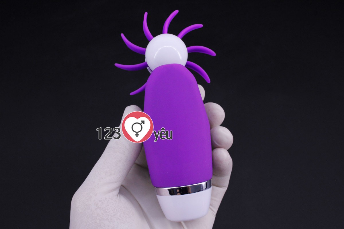 Lưỡi Xoay Massage Âm Đạo Sạc Pin Tự Động 3 Tốc Độ Mạnh Mẽ