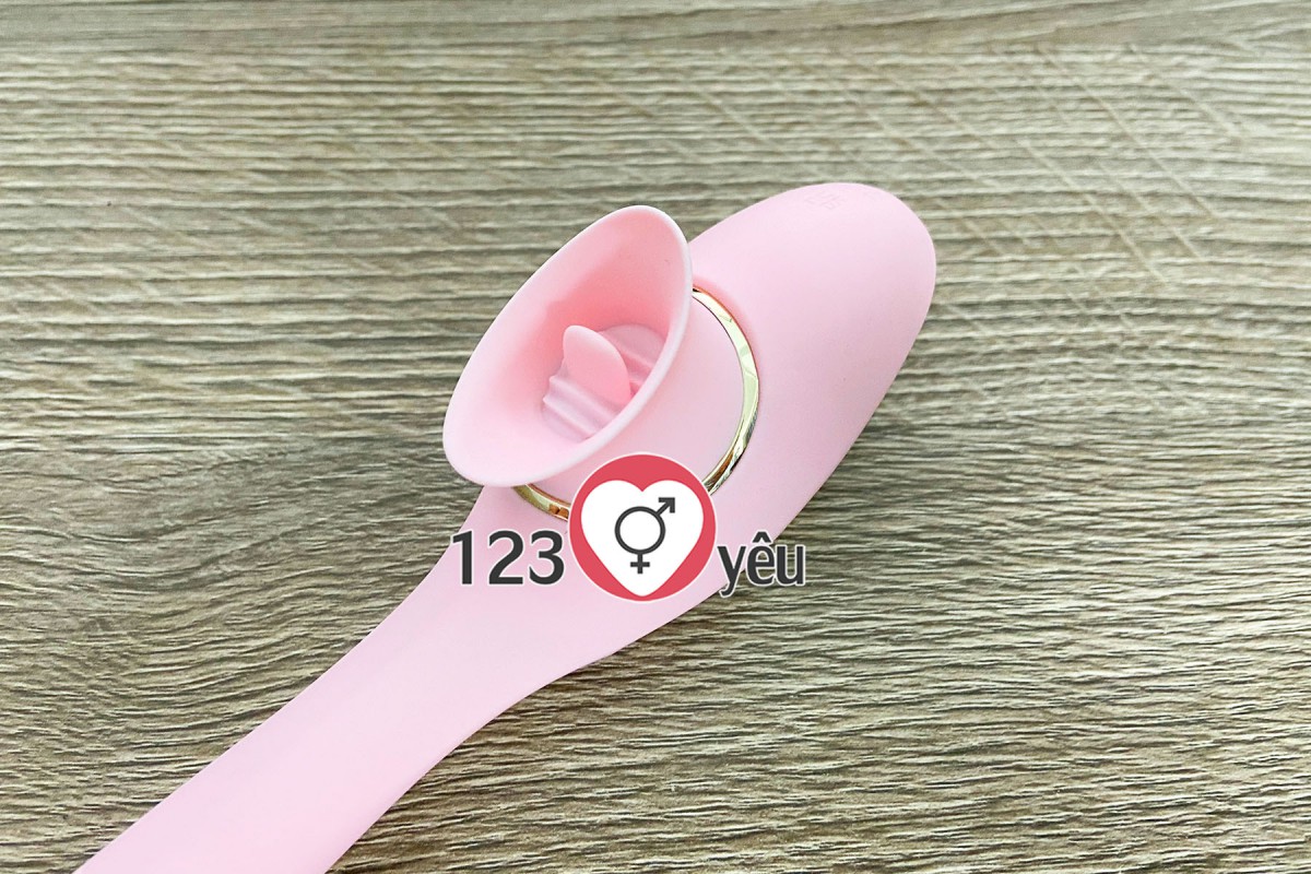 Lưỡi liếm rung 2 đầu sạc USB cao cấp 5 chế độ kích thích