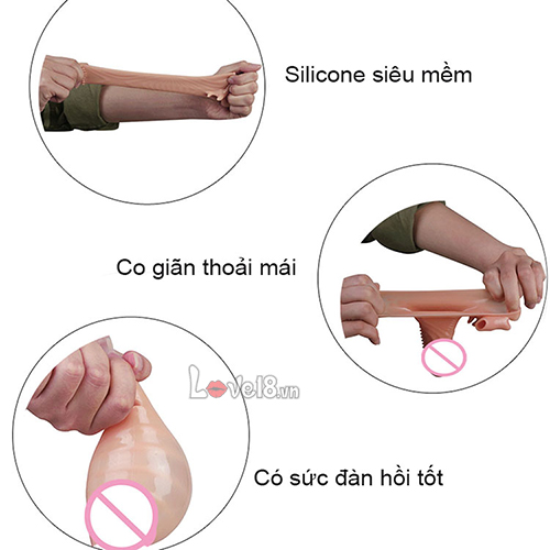 Bao đôn Leten size nhỏ rung mạnh mềm mịn kích thích