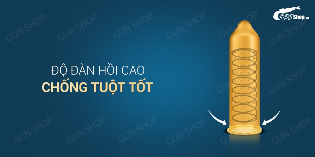 Bao cao su OLO 0.01 Đồng Hồ Vàng kéo dài lâu cực phê hộp 10 cái Bao cao su OLO 0.01 Đồng Hồ Vàng kéo dài lâu cực phê hộp 10 cái