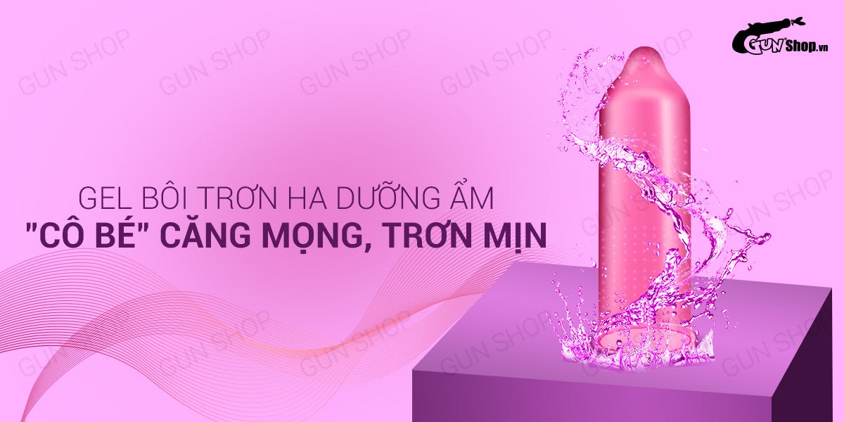 Bao cao su OLO 0.01 Climax HA nữ siêu mỏng dưỡng ẩm gel 10 cái Bao cao su OLO 0.01 Climax HA nữ siêu mỏng dưỡng ẩm gel 10 cái