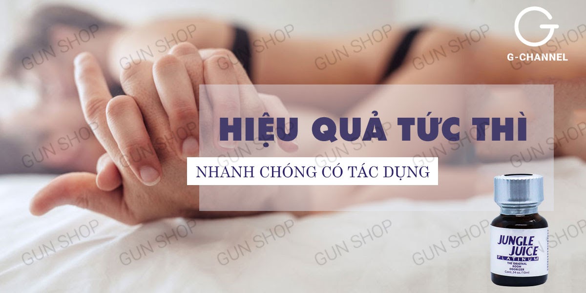 Chai hít kích dục Jungle Juice Platinum 10ml hiệu quả nhanh
Chai hít kích dục Jungle Juice Platinum 10ml hiệu quả nhanh