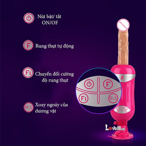 Dương vật giả tự động Augus rung thụt cao cấp Nhật Bản siêu phê
