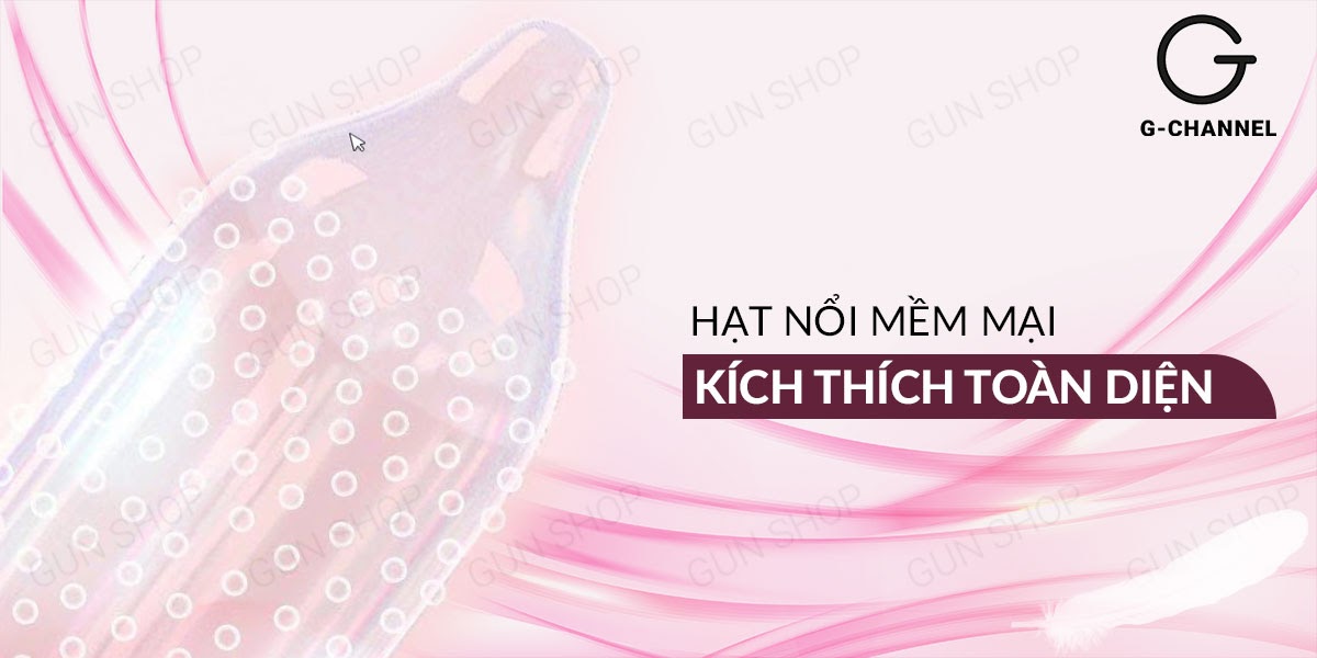 Bao cao su OLO 0.01 Zero hồng siêu mỏng có hạt gel bôi trơn Bao cao su OLO 0.01 Zero hồng siêu mỏng có hạt gel bôi trơn