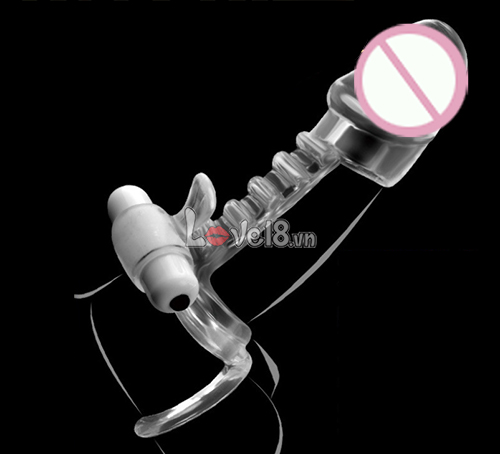 Bao Đôn Quai Đeo Lưỡi Rung Liếm Âm Đạo Xương Cá Mềm Mại