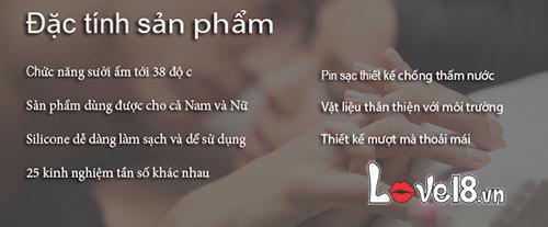 Máy mát xa hậu môn điểm G sưởi ấm Svakom Primo tăng khoái cảm
