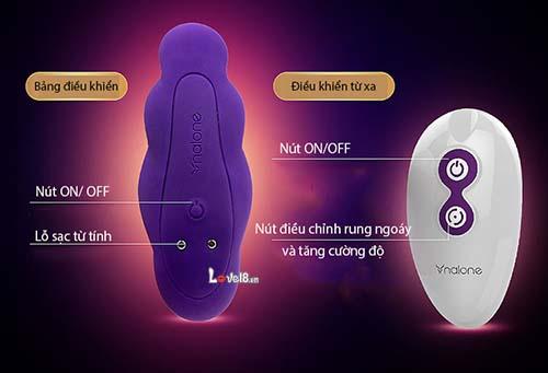 Cây xoắn bi Nalone Pearl massage hậu môn cao cấp, kích thích mạnh mẽ