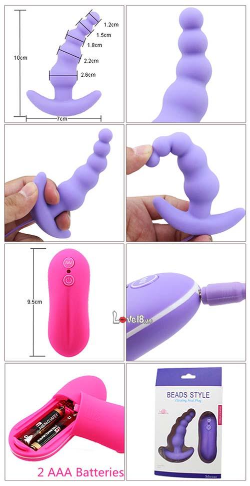 Dụng Cụ Kích Thích Hậu Môn Mỏ Neo 10 Chế Độ Rung Đa Năng Kích Thích