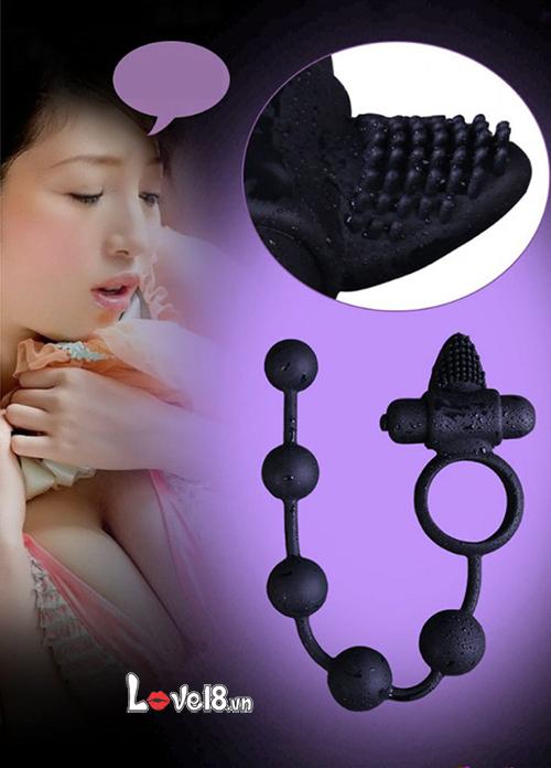 Vòng rung hậu môn 3 trong 1 xích bi kích thích tăng khoái cảm