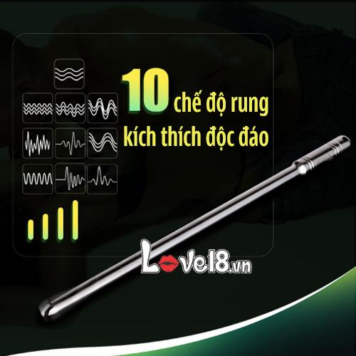 Thanh rung niệu đạo kim loại 10 chế độ điều khiển kích thích sướng nhanh