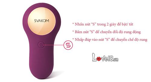Máy Rung Hậu Môn Svakom Vicky Chất Lượng Cao, Kích Thích Mạnh Mẽ