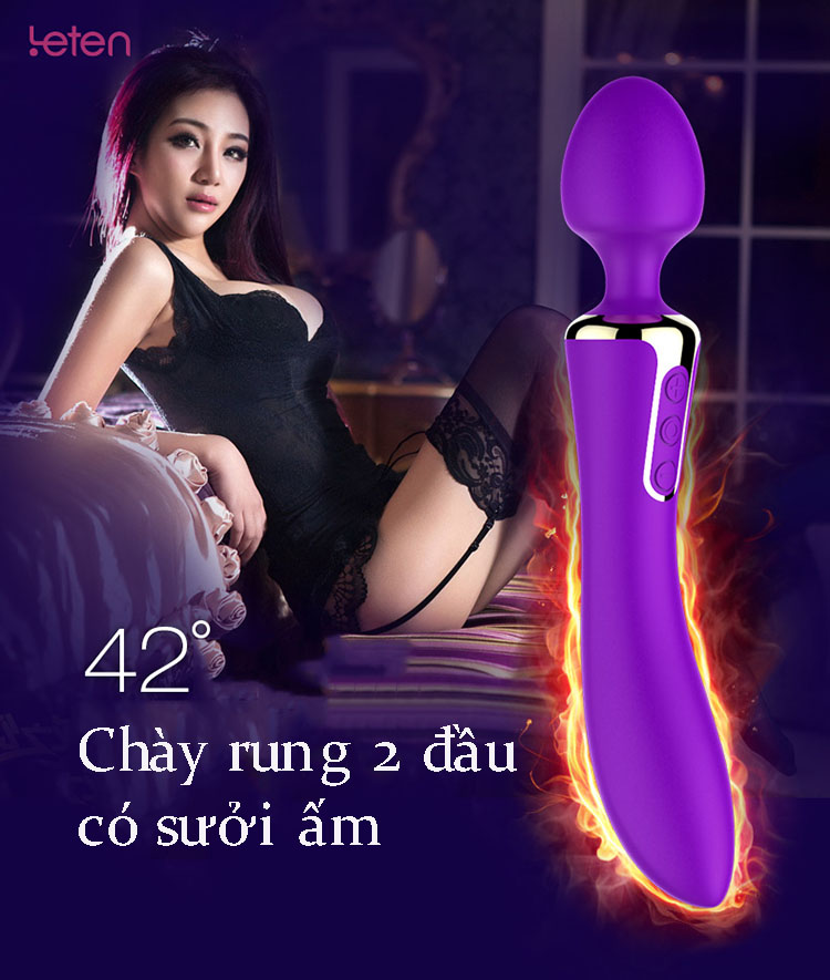 Chày Rung Felisa Cao Cấp 2 Đầu Sưởi Ấm Kích Thích Mua Ngay