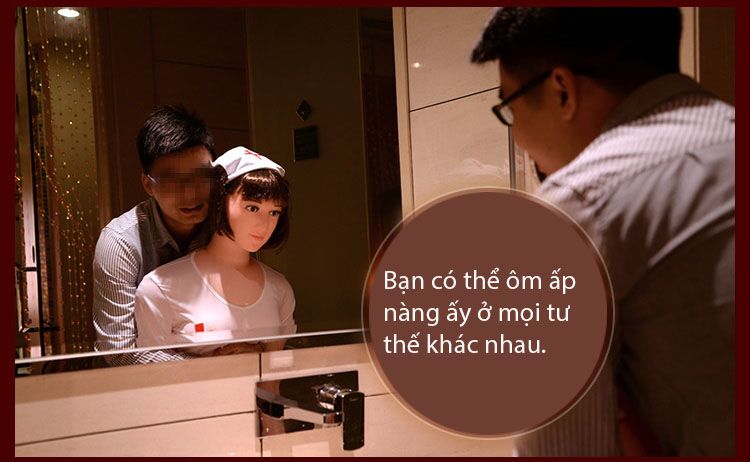 Búp bê tình dục tiếp viên hàng không bơm hơi silicone cao cấp