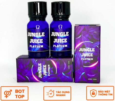 Chai hít Jungle Juice Platinum 10ml chất lượng cao kích thích