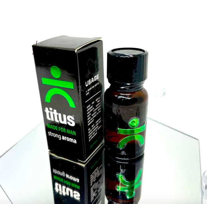 Chai hít kích dục Titus Green 10ml Aromas tăng khoái cảm