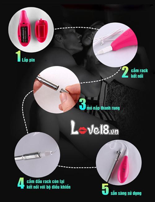 Thanh rung niệu đạo kim loại 10 chế độ điều khiển kích thích sướng nhanh