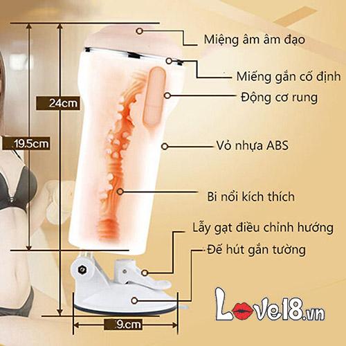 Âm Đạo Giả Gắn Tường Cao Cấp AK Hot Tăng Khoái Cảm Mạnh