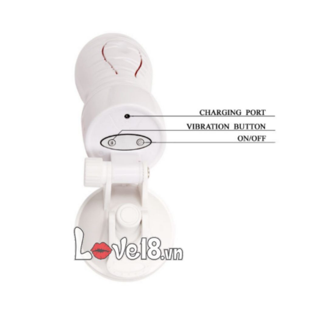Âm đạo giả Crazy Bull Flora rung bóp siêu thật tăng khoái cảm