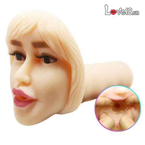 Búp bê mặt xinh Oral Sex nam siêu sướng silicon mềm mại