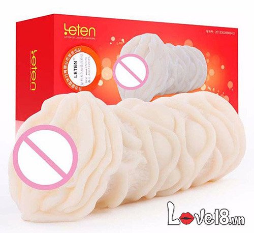 Âm đạo giả Leten silicon trần ruột 3D siêu kích thích giảm stress