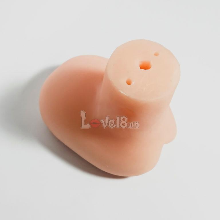 Âm đạo silicon có lông siêu mềm mại trứng rung kích thích cực mạnh