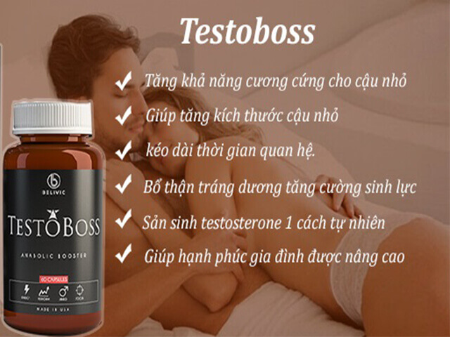 Shop bán Thuốc Testoboss chính hãng USA tăng cường sinh lý phái mạnh rất tốt  giá tốt