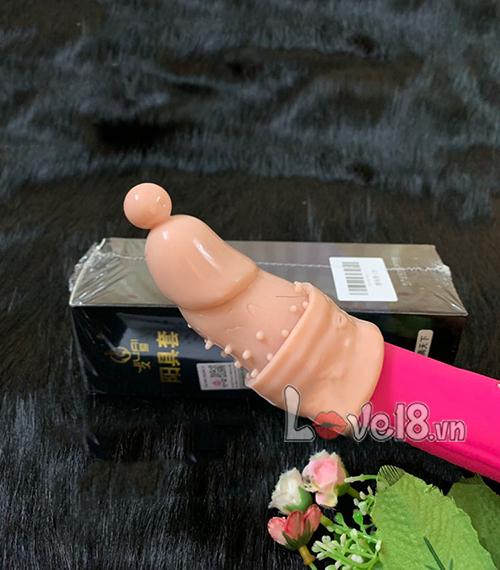 Bao cao su đôn gai đầu bi siêu kích thích tăng khoái cảm