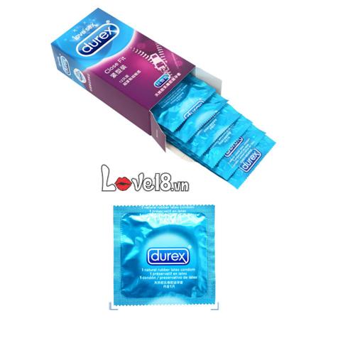 Bao cao su Durex Close Fit size nhỏ ôm khít siêu sướng thoải mái