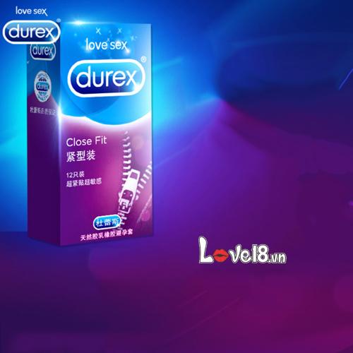 Bao cao su Durex Close Fit size nhỏ ôm khít siêu sướng thoải mái