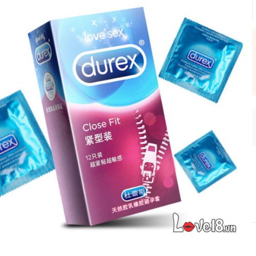 Bao cao su Durex Close Fit size nhỏ ôm khít siêu sướng thoải mái