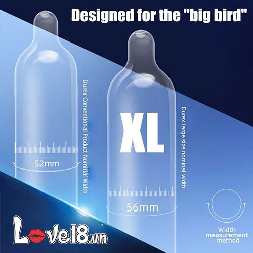 Bao cao su Durex Extra Large size XL an toàn thoải mái uy tín