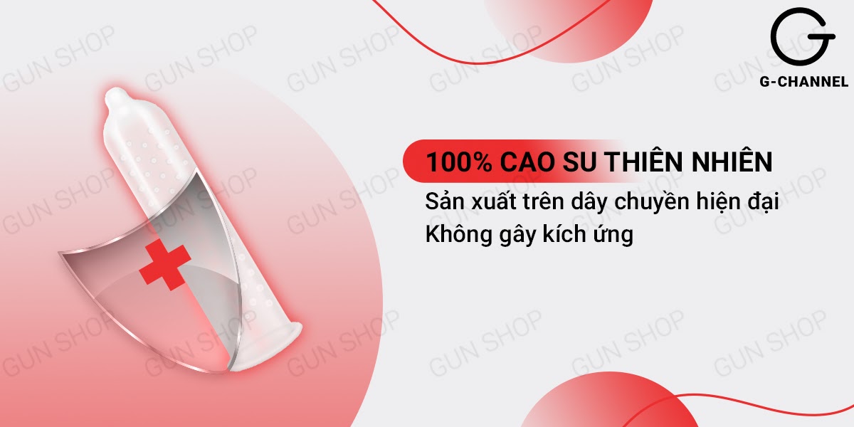 Bao cao su Liebe gai nổi lớn kéo dài hương thơm hộp 12 cái
