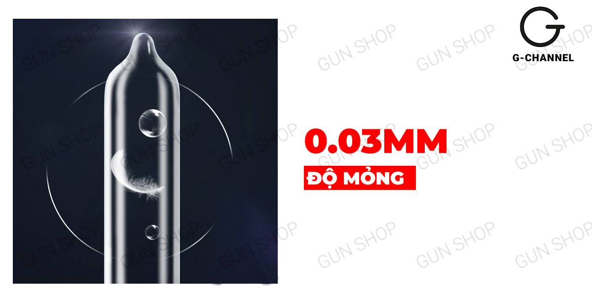 Bao Cao Su Runbo Gân Gai Lớn Kích Thích Mạnh Hộp 6 Cái