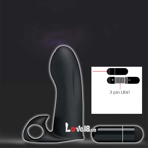 Bao Đeo Ngón Tay Rung Prettylove DC10R Kích Thích Đam Mê