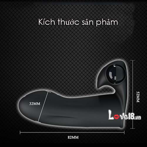 Bao Đeo Ngón Tay Rung Prettylove DC10R Kích Thích Đam Mê