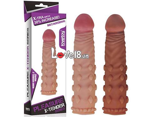 Bao đôn bi vuông 5cm Lovetoy silicon chống thấm nước chính hãng