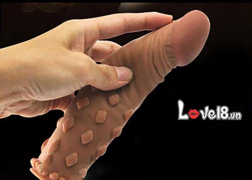 Bao đôn bi vuông 5cm Lovetoy silicon chống thấm nước chính hãng