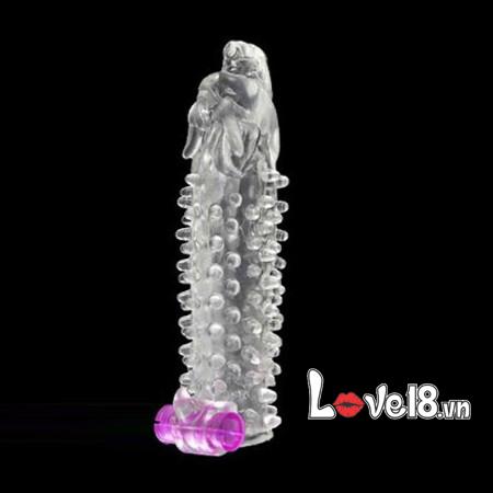 Bao đôn đầu rồng siêu gai có rung kích thích mạnh mẽ 