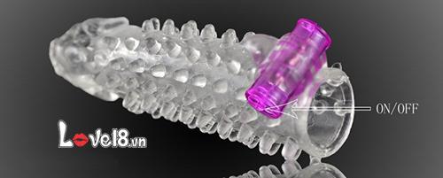 Bao đôn đầu rồng siêu gai có rung kích thích mạnh mẽ 