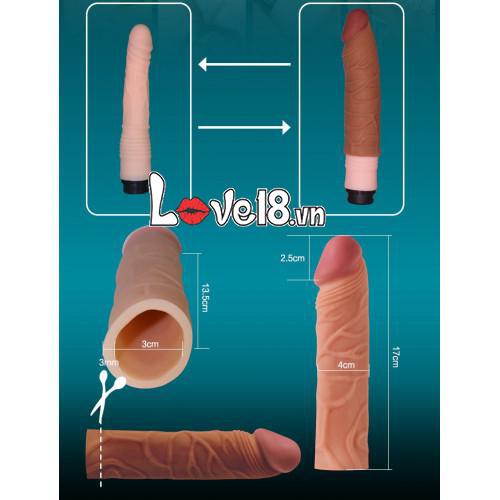 Bao đôn Lovetoy 4 phân gân nổi tăng khoái cảm, kích thích sướng